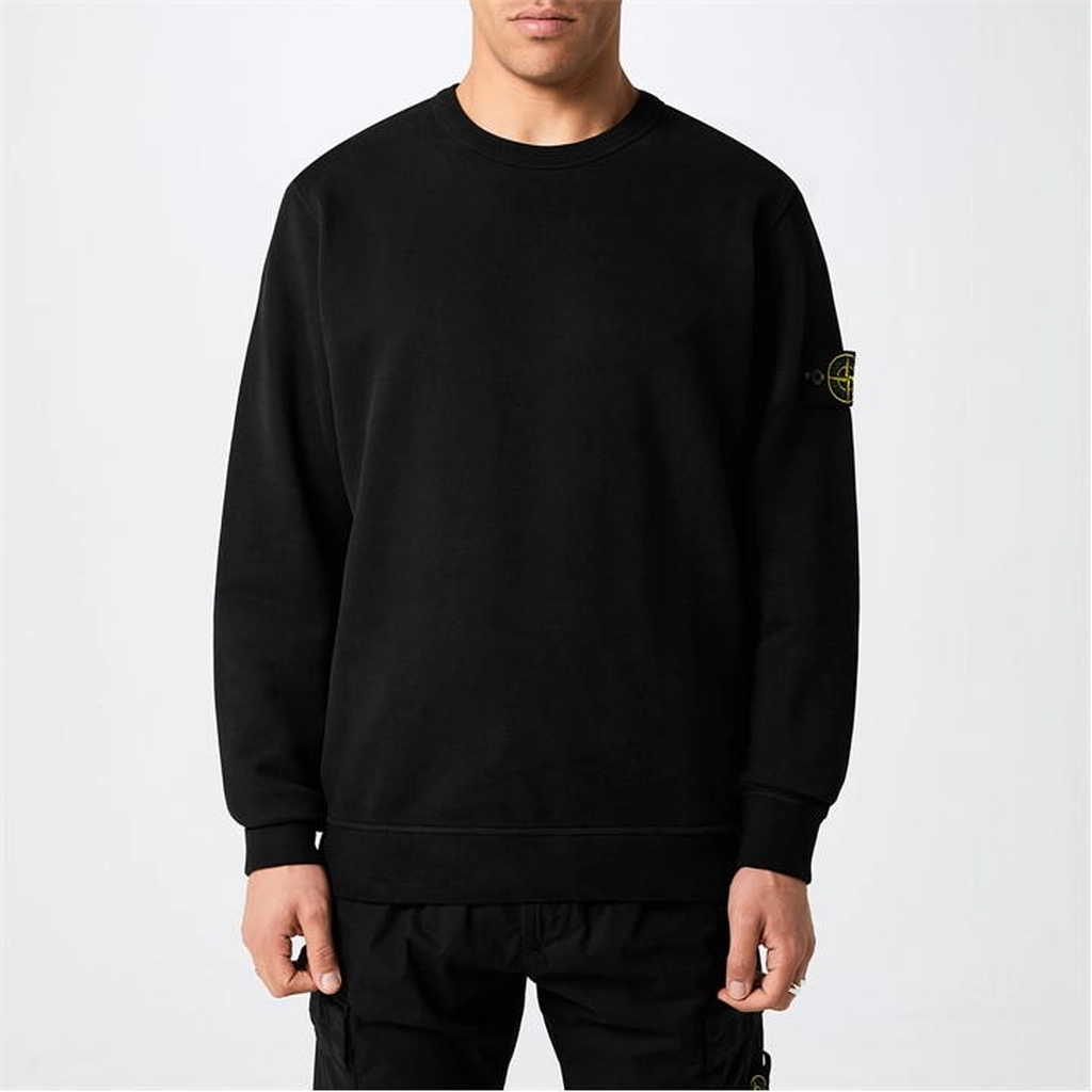 Stone Island Crewneck Sweater - Black